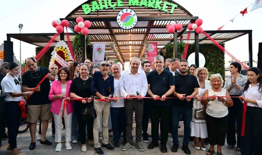 Kepez Belediyesi’nin yeni projelerinden birisi olan ‘Bahçe Market’ Dokumapark’ta vatandaşların