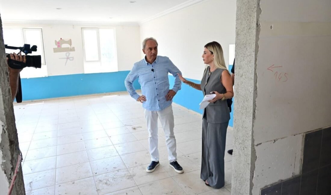 Kepez Belediyesinin Göksu Mahallesi’nde yapımı devam eden Nasreddin Hoca Kreş