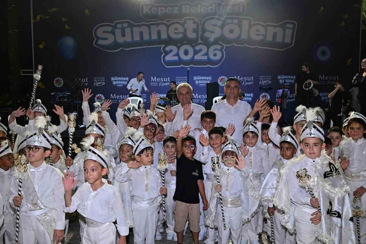 Kepez Belediyesi’nin geleneksel Sünnet Şöleni, 500 çocuk ve ailelerinin katılımıyla