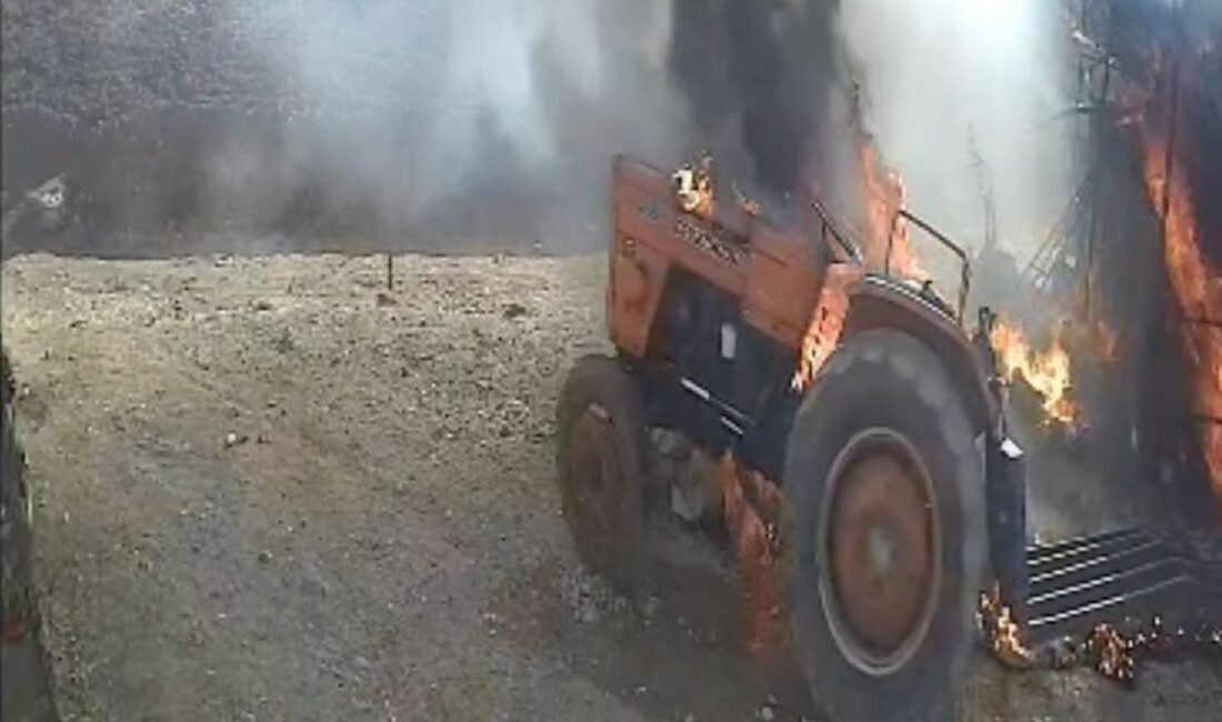 Antalya’nın Serik ilçesinde elektrik aksamındaki kısa devre nedeniyle kendi kendine