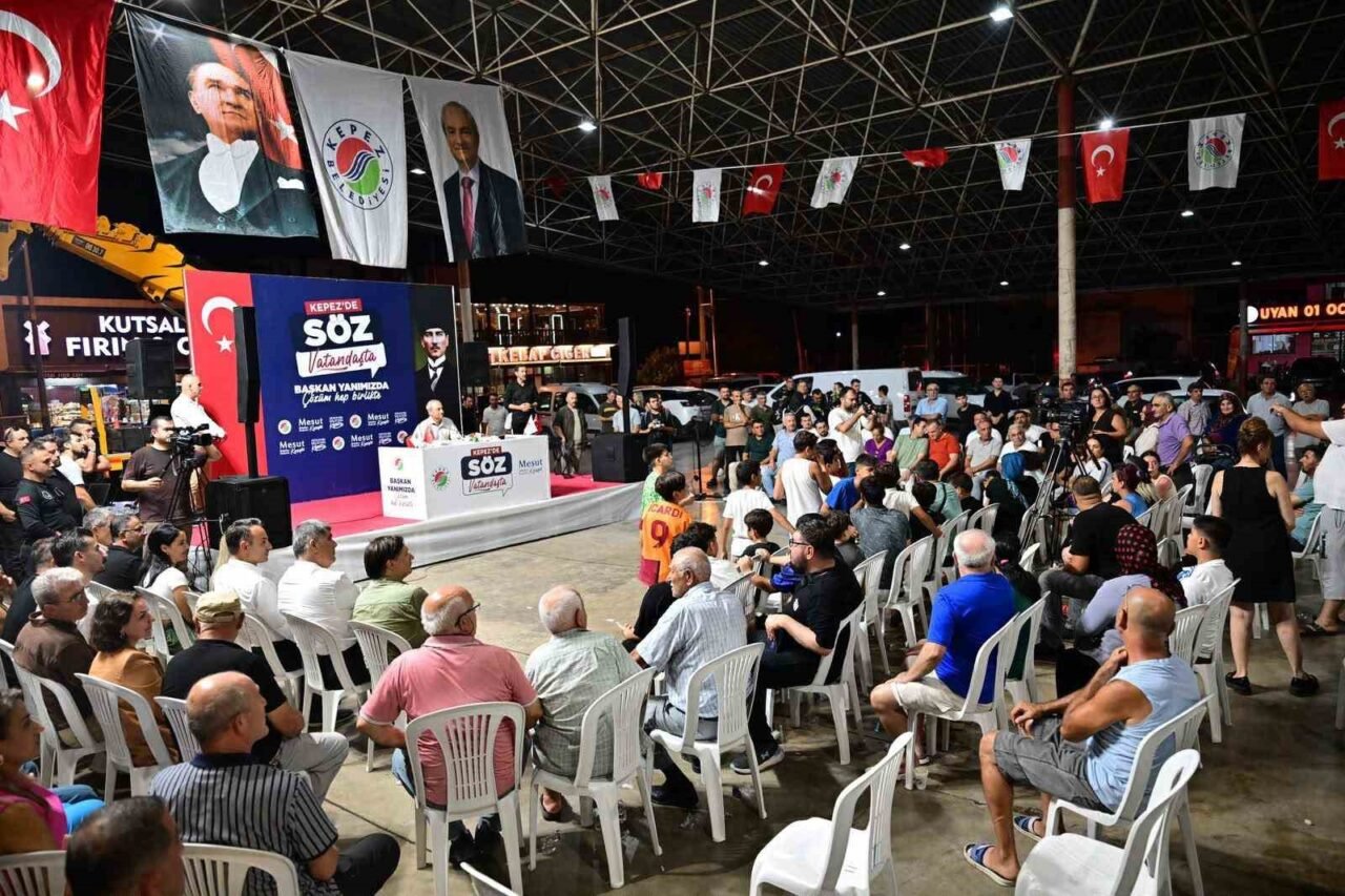 Kepez Belediyesi’nin, “Söz Vatandaşta” halk buluşmaları bu hafta Altınova Sinan
