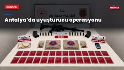 Antalya’da uyuşturucu operasyonu düzenlendi; Muratpaşa’da 3 kiloya yakın uyuşturucu ele