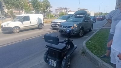 Antalya’da kırmızı ışıkta beklerken refüjdeki yeşil ışığın kendisine yandığı düşünerek