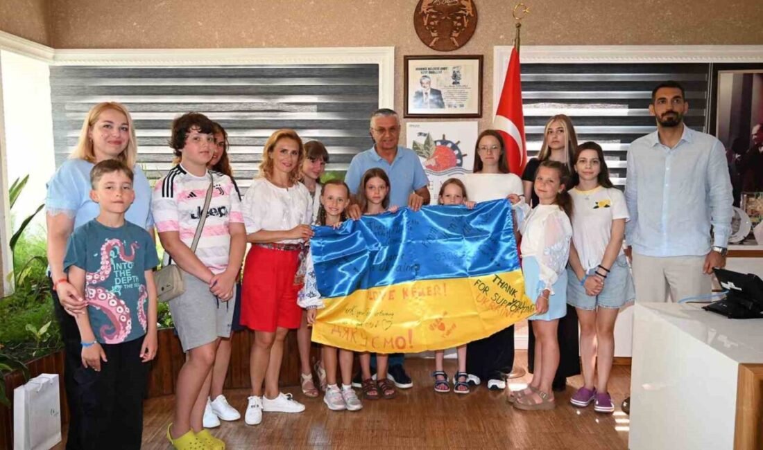 Rusya-Ukrayna arasındaki savaş nedeniyle mağdur olan Ukraynalı çocuklar, Kemer Belediyesi