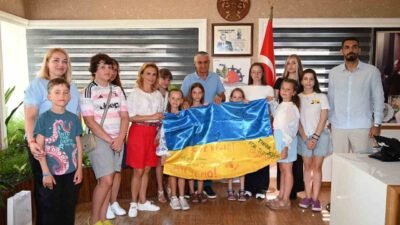 Rusya-Ukrayna arasındaki savaş nedeniyle mağdur olan Ukraynalı çocuklar, Kemer Belediyesi