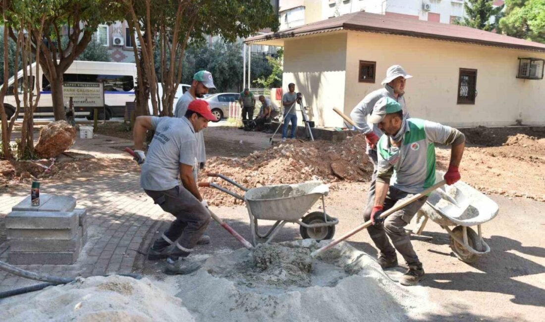 Kepez Belediyesi, Yükseliş Mahallesi’nde bulunan yaklaşık bin 500 metrekarelik parkı