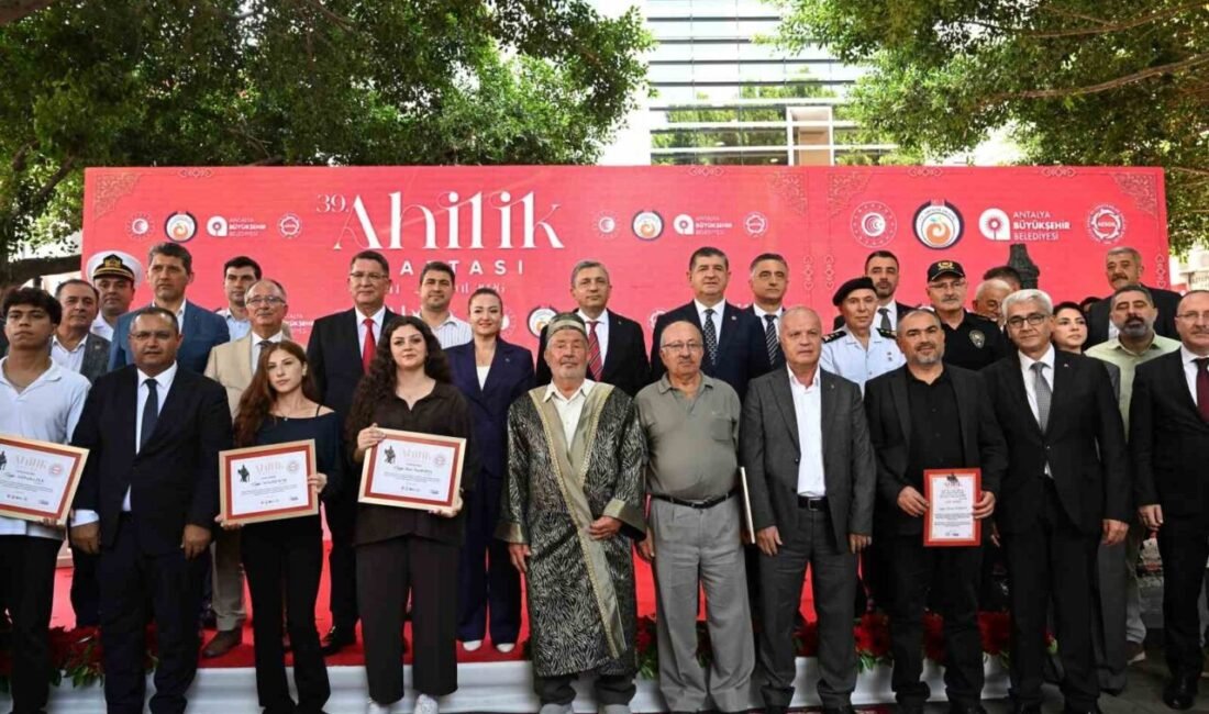 39. Ahilik Haftası dolayısıyla düzenlenen programda konuşan Vali Hulusi Şahin,