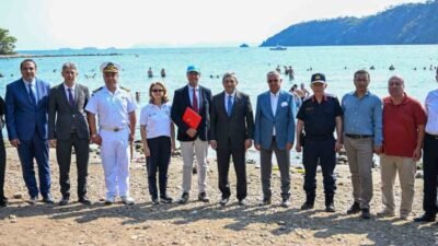 Antalya Mavi Akdeniz İnisiyatifi kapsamında Phaselis Antik Kenti Güney Limanı’nda