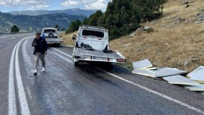 Antalya’nın Akseki ilçesinde dün gece ve bugün sabah saatlerinde meydana