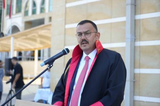 Adli Yıl Açılış Töreni’nde konuşan Antalya Cumhuriyet Başsavcısı Fatih Kocaman,