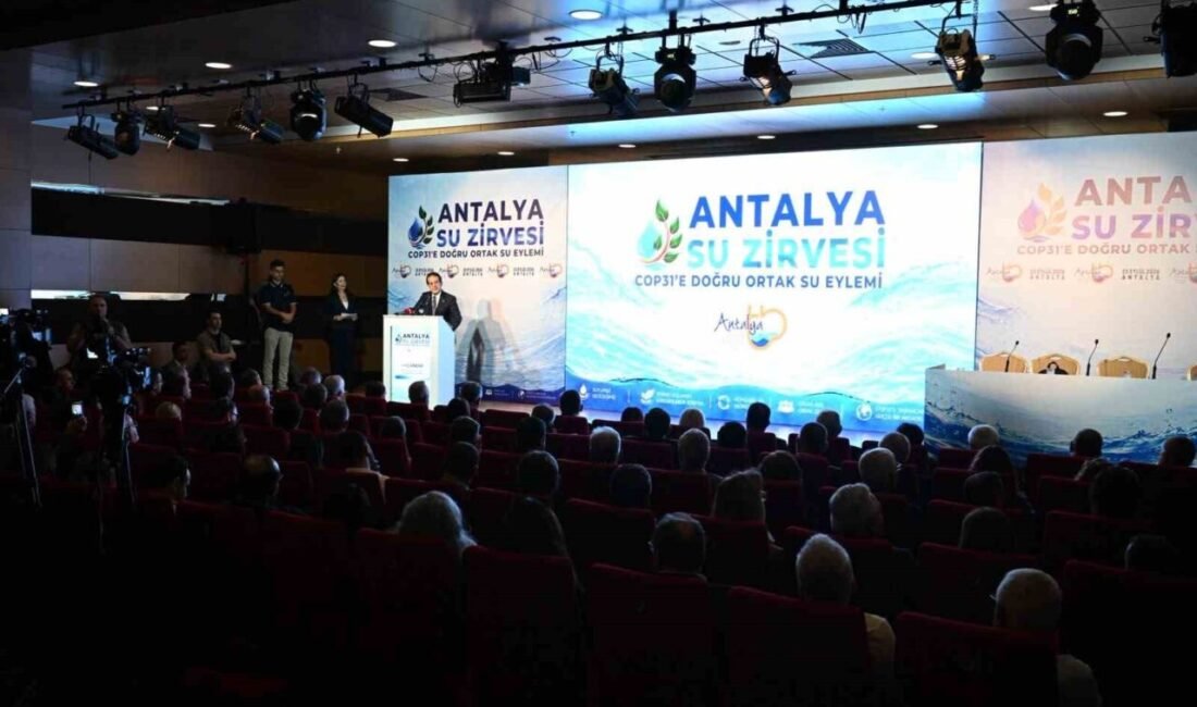 Antalya’nın su geleceği, iklim değişikliğiyle mücadele ve sürdürülebilirlik vizyonuyla düzenlenen