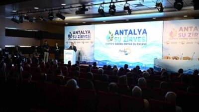 Antalya’nın su geleceği, iklim değişikliğiyle mücadele ve sürdürülebilirlik vizyonuyla düzenlenen