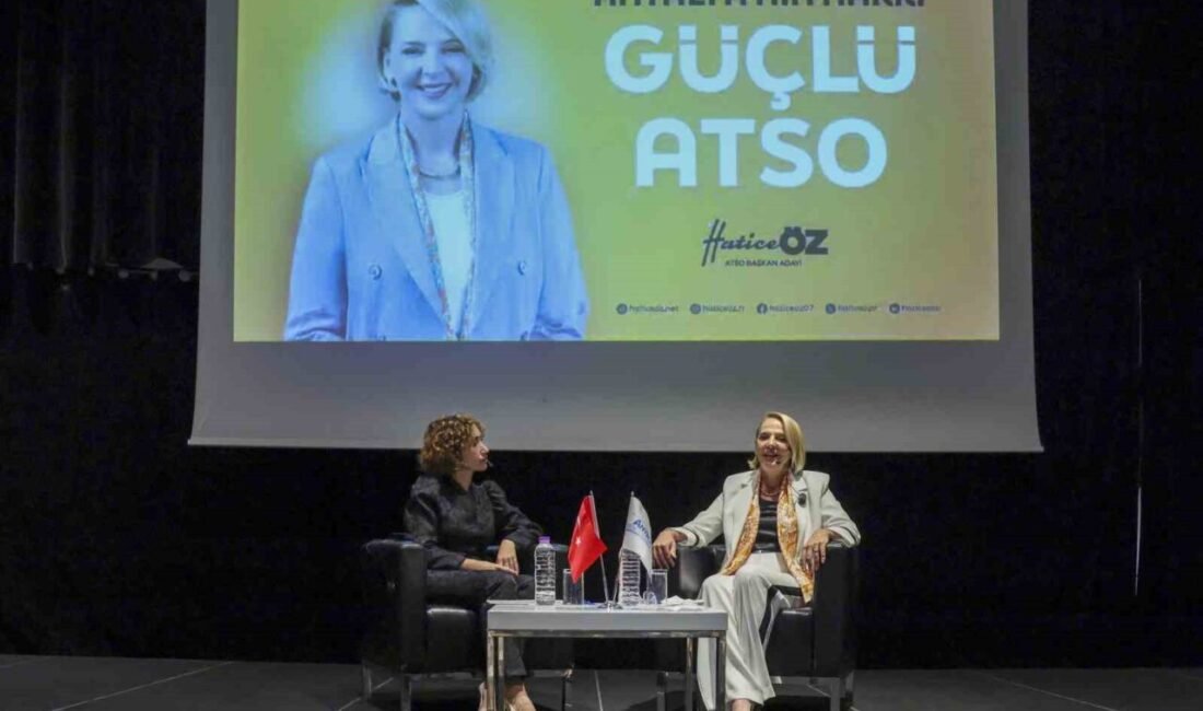 Antalya Ticaret ve Sanayi Odası (ATSO) Başkan Adayı Hatice Öz,