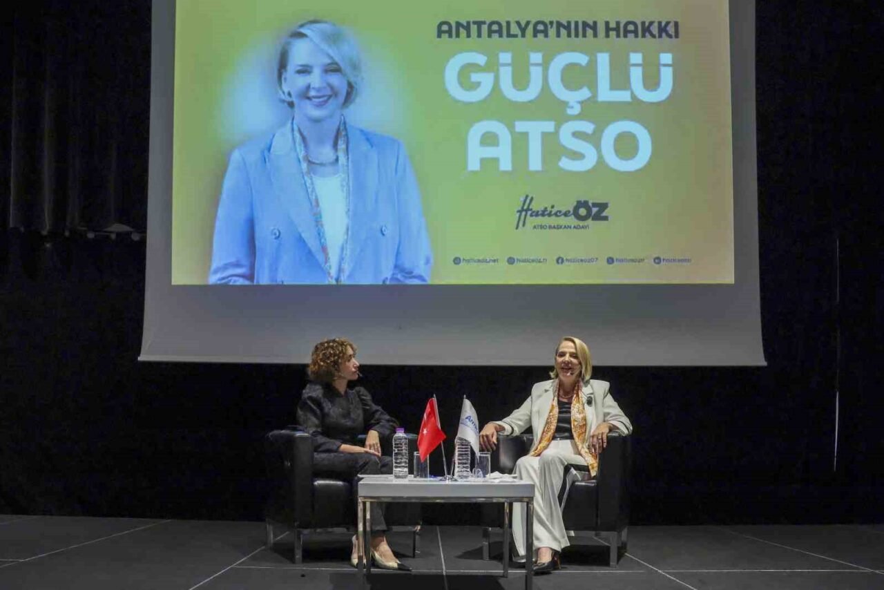 Antalya Ticaret ve Sanayi Odası (ATSO) Başkan Adayı Hatice Öz,