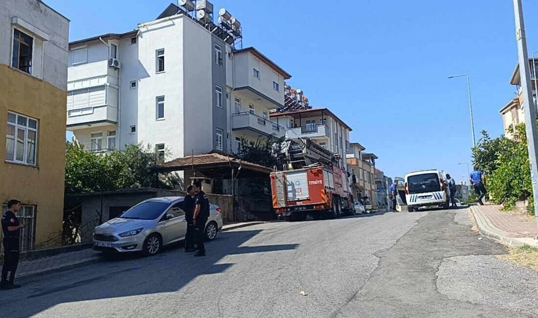 Antalya’nın Manavgat ilçesinde 112 Acil Çağrı Merkezi’ne yapılan “çatıda intihar