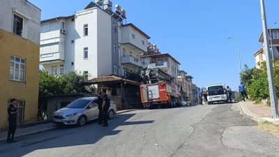 Antalya’nın Manavgat ilçesinde 112 Acil Çağrı Merkezi’ne yapılan “çatıda intihar