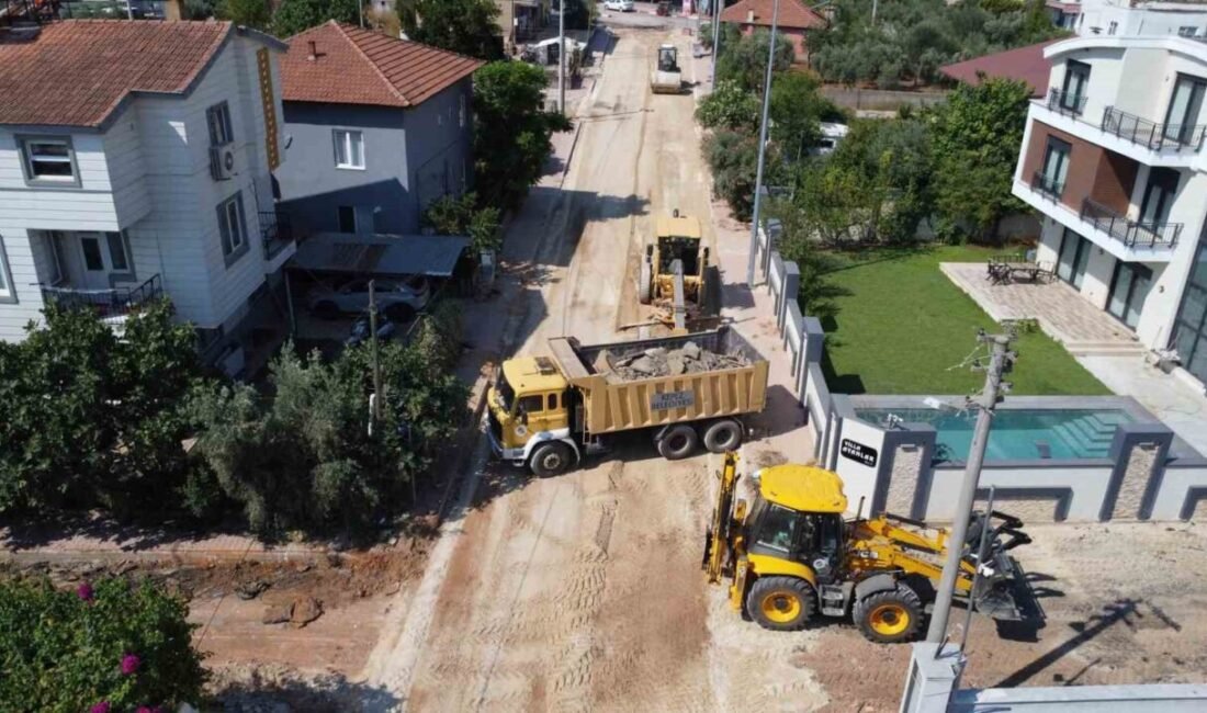 Kepez Belediyesi, Duacı Mahallesi’nde altyapısı tamamlanan sokakları sıcak asfaltla buluşturmak
