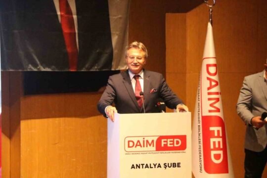 Doğu Akdeniz İnşaat Müteahhit Birlikleri Federasyonu’nun (DAİMFED) Antalya Şubesi düzenlenen