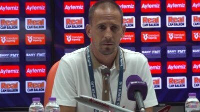 Corendon Alanyaspor Teknik Direktörü Joao Pereira, Göztepe beraberliğinin ardından, “Golden