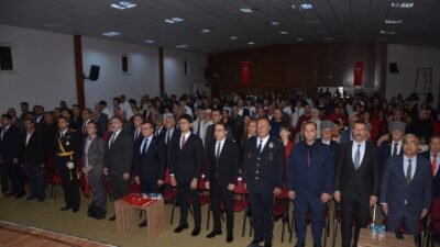Serik'te Cumhuriyet'in 103. yılı, Kaymakam Dr. Cemal Şahin'in tebrikleri kabulünün
