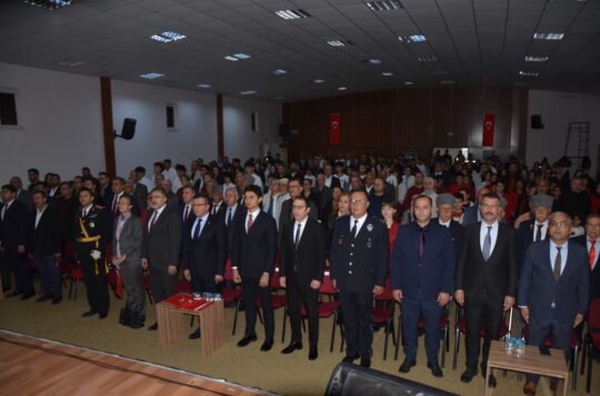 Serik'te Cumhuriyet'in 103. yılı, Kaymakam Dr. Cemal Şahin'in tebrikleri kabulünün
