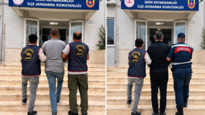 Serik İlçe Jandarma Komutanlığı ekipleri, akraba öldürme suçunun da bulunduğu